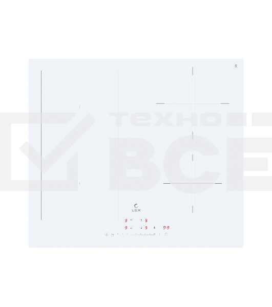 Индукционная варочная поверхность LEX EVI 641A WH