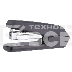 Степлер настольный Deli E0464BLACK Exceed 24/6 26/6 (25листов) черный 100скоб металл/пластик закрытый/открытый коробка, фото 1