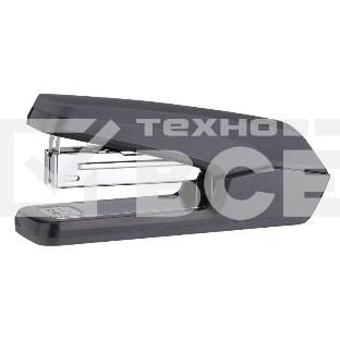 Степлер настольный Deli E0464BLACK Exceed 24/6 26/6 (25листов) черный 100скоб металл/пластик закрытый/открытый коробка
