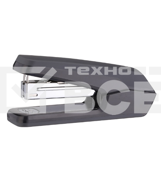 Степлер настольный Deli E0464BLACK Exceed 24/6 26/6 (25листов) черный 100скоб металл/пластик закрытый/открытый коробка