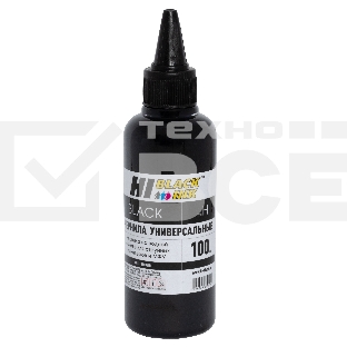 Чернила Hi-Black Универсальные для HP (Тип H-V1), Bk, 0,1 л.