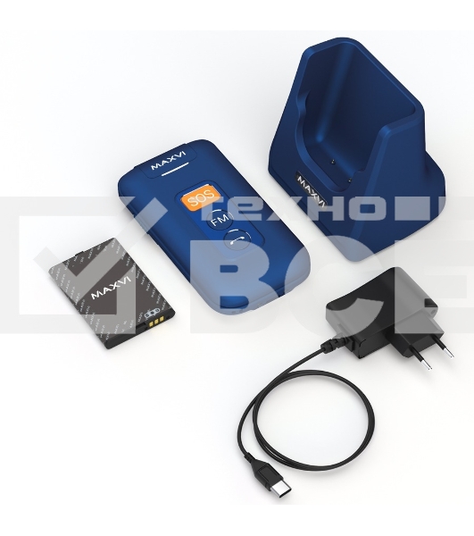 Мобильный телефон Maxvi E5 up синий