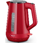 Электрочайник Bosch TWK1M124 красный, 1.7 л, 2400 Вт, скрытый нагревательный элемент, фото 1