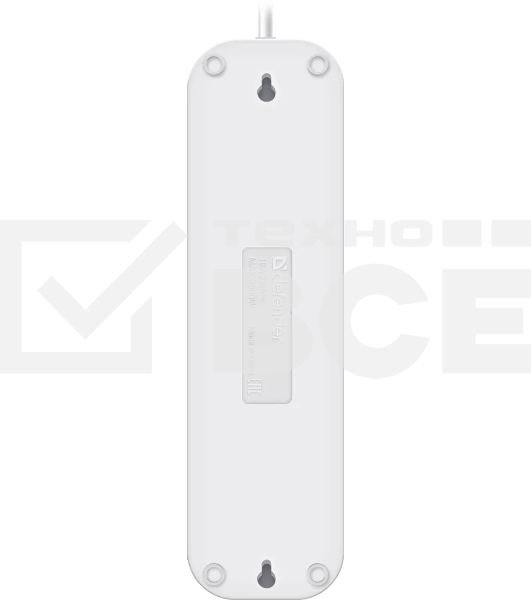 Удлинитель сетевой Defender L340 белый, 3 м, EURO, 4 розетки, 3500 Вт