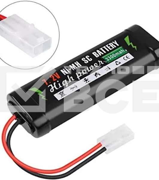Аккумулятор Ni-Mh 7.2V 5000 mAh AA 134.5*41*25 разъем KET-2P