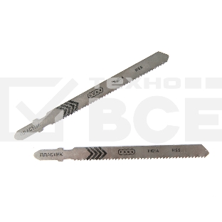 Пилка для лобзика EDGE by PATRIOT T101A по пластику, 2шт в блистере
