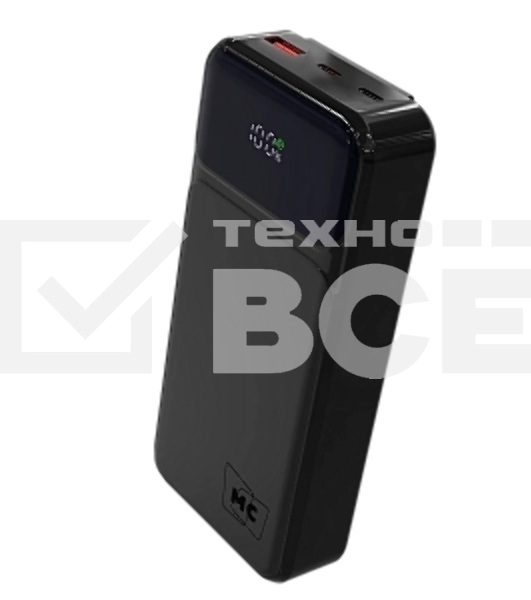 Портативный аккумулятор MORE CHOICE (4620202552778) PB29-20 20000mAh 1USB+2Type-C 3.0A 22.5W+PD20W+QC3.0, черный