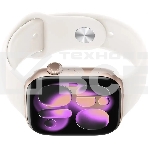 Умные часы Apple Watch Series 11 A3333 46мм OLED корп.розовое золото Sport Band рем.белый разм.брасл.:160-210мм (MEV74LW/A), фото3