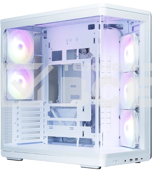 Компьютерный корпус ZALMAN MidTower P60 белый (ATX, без БП, 5x120мм ARGb fans, 1xUSB Type C, 2xUSB 3.0) (Zalman P60 белый)