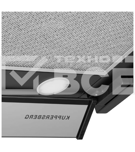 Вытяжка встраиваемая Kuppersberg Nancy S 60 черный, 60 см, 850 куб. м/ч, 42 дБ