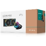 Система жидкостного охлаждения Deepcool LE240 PRO ARGb Soc-AM5/AM4/1200/1700/1851 черный 4-pin 28.2-33dB Al 280W 1347gr Ret (R-LE240PRO-BKAMMC-G-1), фото2