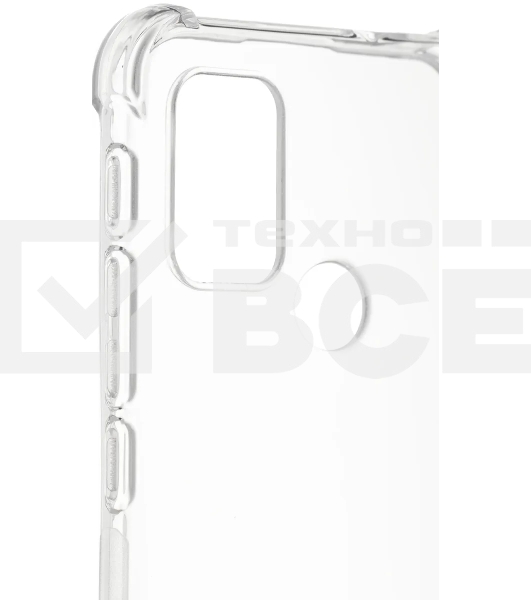 Чехол (клип-кейс) Brosco, для Motorola Moto G20, прозрачный moto-g20-hard-tpu-transparent