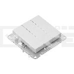 Механизм выключателя EKF UP1-SWA-31 Эпика трехклавишный, алюминий, фото2