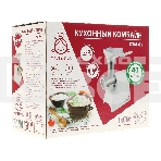 Мясорубка электрическая Мастерица КЭМ-01 белый, 600 Вт, 0.67 кг/мин, защита от перегрузки, насадки - 2, фото7