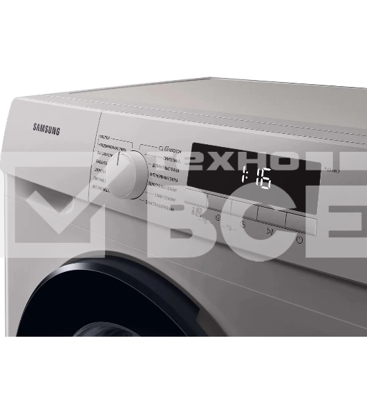 Стиральная машина Samsung WW80T3040BS/LP серебристый, загрузка фронтальная 8 кг, 1400 об/мин, класс: A