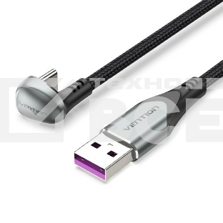 Кабель Vention USB 2.0 CM/AM 5A - 1м. U-образный