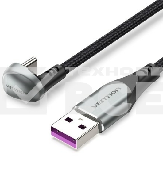 Кабель Vention USB 2.0 CM/AM 5A - 1м. U-образный