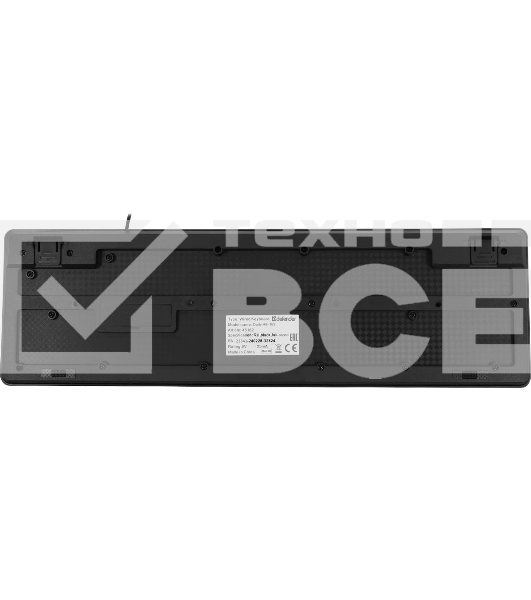 Клавиатура Defender Daily HB-162  проводная, USB, чёрный