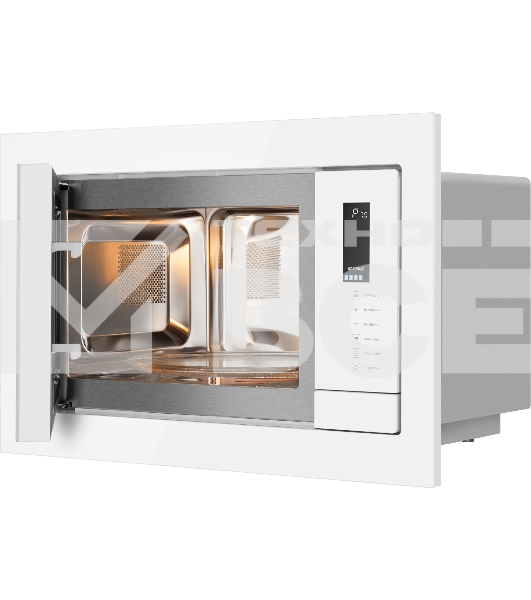 Микроволновая печь встраиваемая Weissgauff HMT-625 Touch Grill белый, 25 л, 900 Вт, переключатели - сенсор