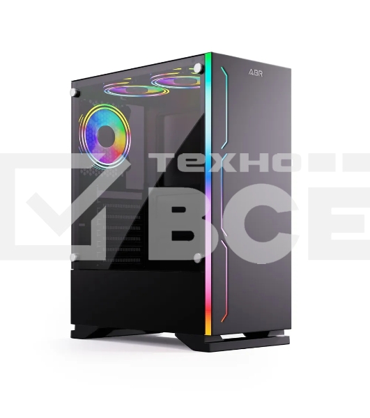 Компьютерный корпус ABR Robin I (1*USB 3.0, 2*USB 2.0, HD Audio, 3xRGB Fan, ATX, Micro-ATX)