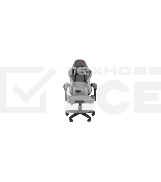 Кресло игровое Chairman game CH28 экокожа, черно-серый