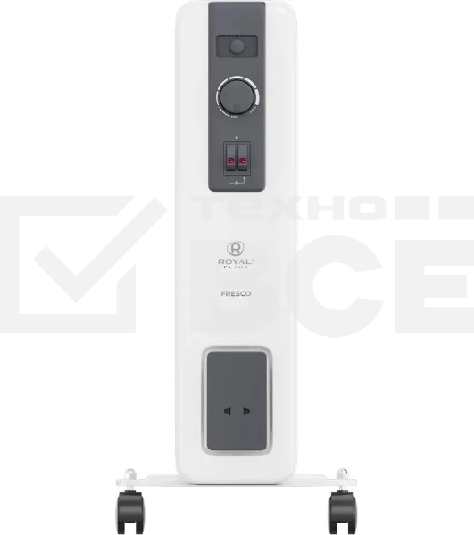 Радиатор масляный Royal Clima ROR-FR7-1500M 1500Вт белый/черный