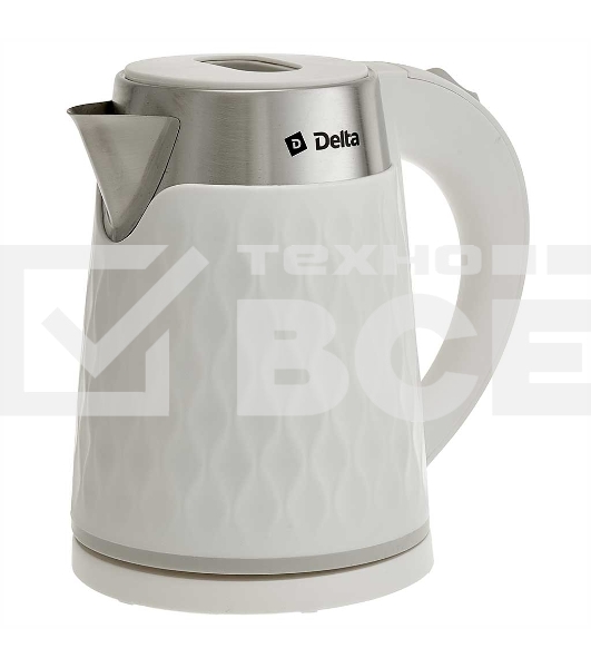 Чайник электрический DELTA DL-1111 белый