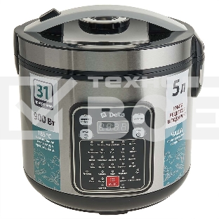 Мультиварка DELTA DL-6528 черная: 900 Вт,5л, 31 ПРОГРАММА (4)