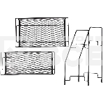Этажерка настольная двухуровневая Mallony L’ordine Nero, 31,5*17*33 см, фото3