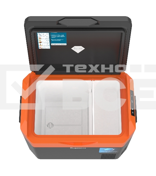 Холодильник автомобильный Бирюса НС-30P7 оранжево-черный