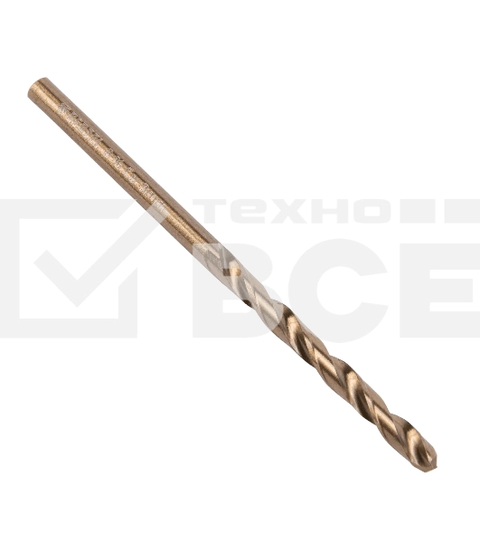 Сверло по металлу Denzel 3 мм, HSS Co-8%