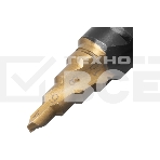 Сверло ступенчатое Denzel 4-6-8-10-12-14-16-18-20 мм, Р6М5, 6-гр. хвостовик 723603, фото5