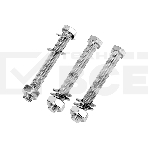 Тиски слесарные Denzel BVH-125, 125 мм, поворотные, стальная направляющая, с наковальней, фото11