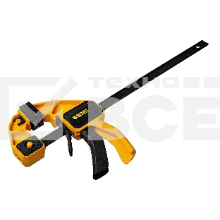 Струбцина Denzel F-образная, быстрозажимная, 300 х 80 мм, усиленный нейлоновый корпус