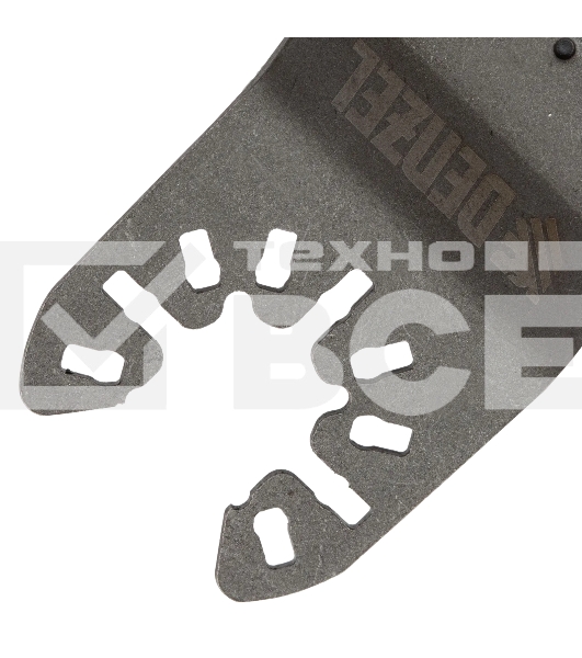 Насадка для МФИ Denzel режущая пазовая прямая, HCS, по дереву, ламинату, 34 х 2,5 мм, крупный зуб