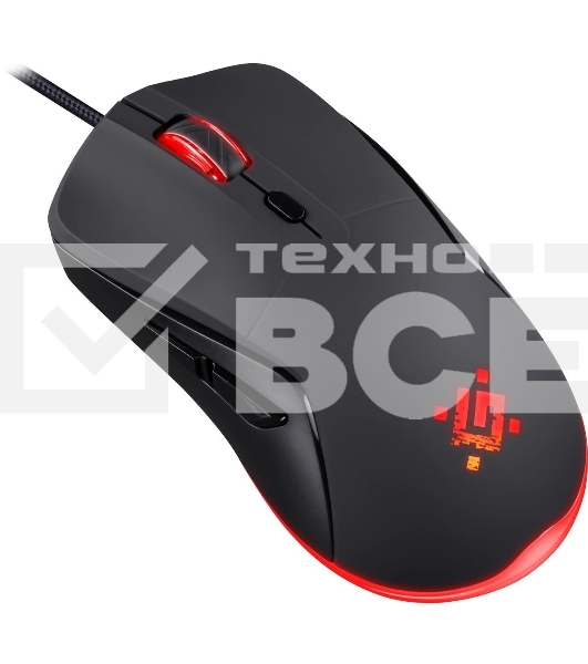 Мышь проводная Defender Arga GM-049 черный, 3600 dpi, USB, кнопки - 6