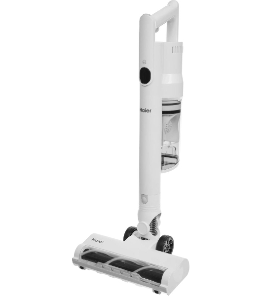 Пылесос вертикальный Haier HVC150 белый, питание от аккумулятора, 150 Вт, уборка сухая, пылесборник 0.8 л