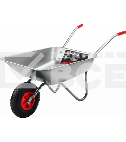 Садовая одноколесная тачка MIRAX MX-1 65 л 90 кг