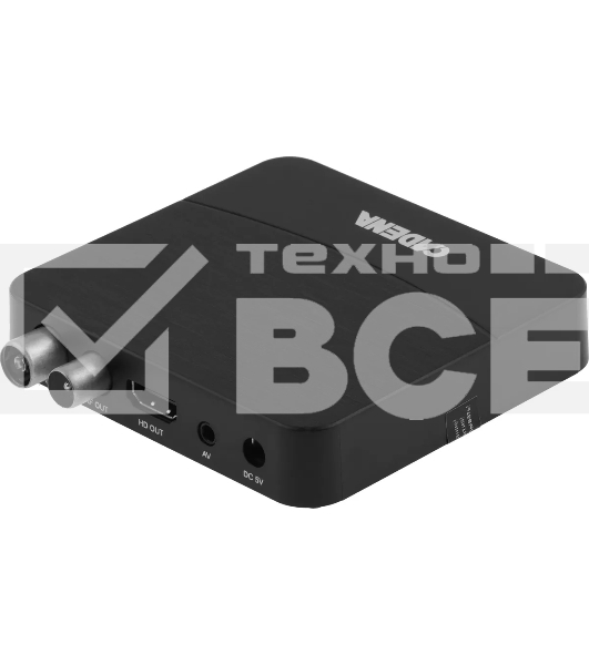 Приставка для цифрового ТВ Cadena CDT-2388S черный, DVB-T2, DVB-T, HDMI, USB 2.0