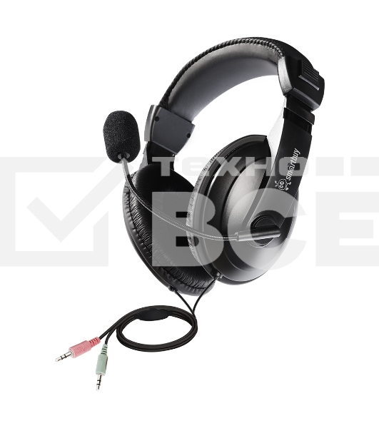 Гарнитура SmartBuy COMMANDO чёрный, проводная, 3.5 мм