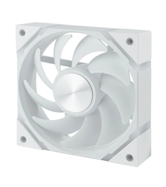 Вентилятор для корпуса Eurocase EU-FN120ARGB_12 WH YH1225 White,120 ARGB fan 3pin+AURA 5V3pin female and male connector with brown box,3pcs in big bro