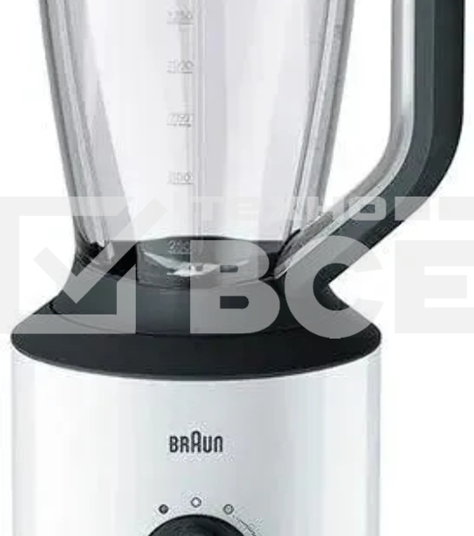 Блендер стационарный Braun JB3100WH 800Вт белый/черный