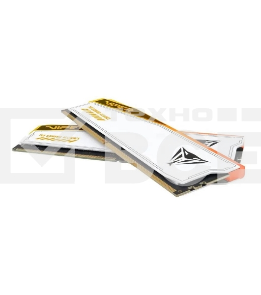 Оперативная память Patriot Viper Elite 5 TUF Gaming, DDR5, 32GB (2x16 GB), 6000 MHz, CL36, радиатор, RGB, белый