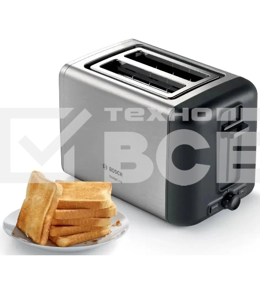 Тостер Bosch TAT3P420 нержавеющая сталь