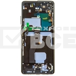 Дисплея для Samsung Galaxy S21 Ultra G998B в сборе с тачскрином ServicePack, серебристый GH82-26035B, фото2