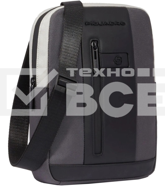 Сумка Piquadro Brief2 Special CA1816BR2S/GRN, нейлон/натур.кожа, серый/черный
