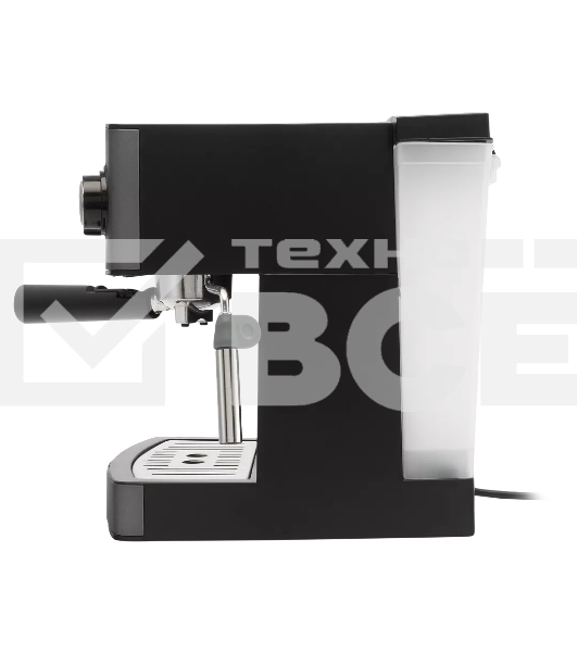 Кофеварка рожковая Polaris PCM 1527E Adore Crema серый, исп. кофе - молотый, 1.5 л, 850 Вт, 15 Бар.