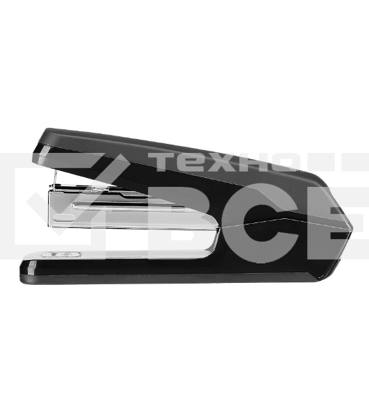 Степлер настольный Deli E0464BLACK Exceed 24/6 26/6 (25листов) черный 100скоб металл/пластик закрытый/открытый коробка