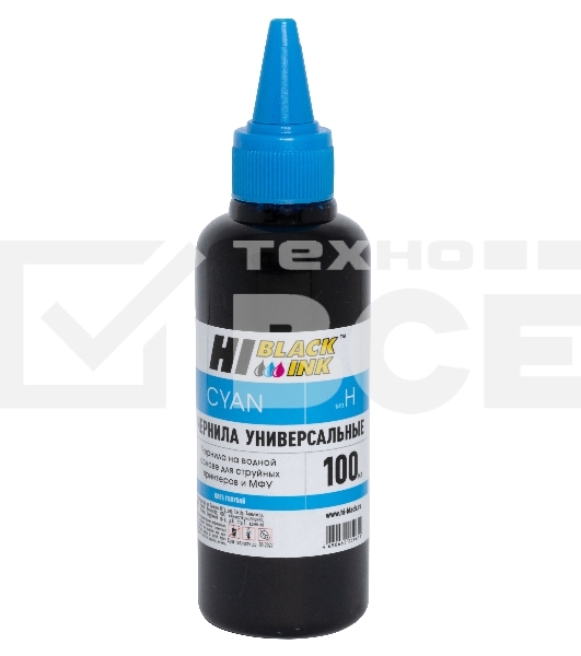 Чернила Hi-Black Универсальные для HP (Тип H-V1), C, 0,1 л.