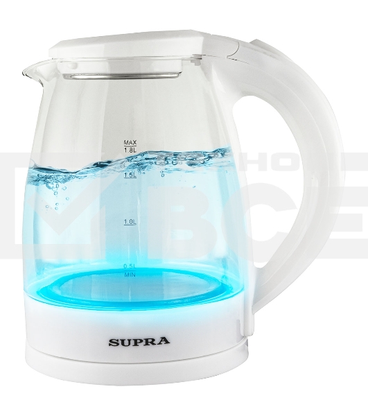 Чайник SUPRA KES-1854G 1500 Вт, 1.8 л, белый